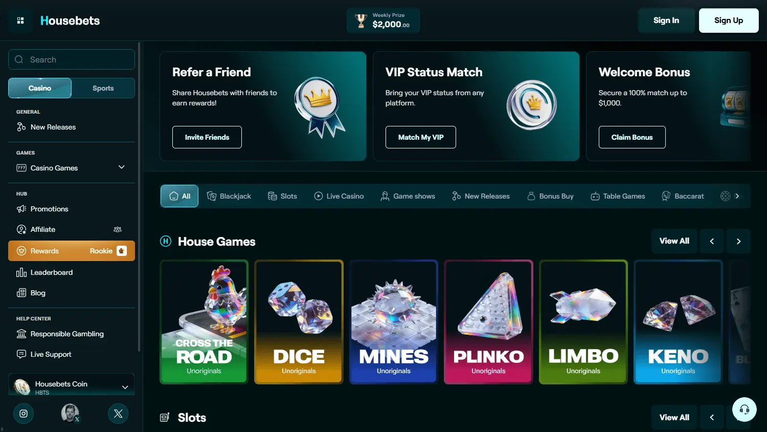Housebets Casino Offers: How Rewards and Promotions Work image 1